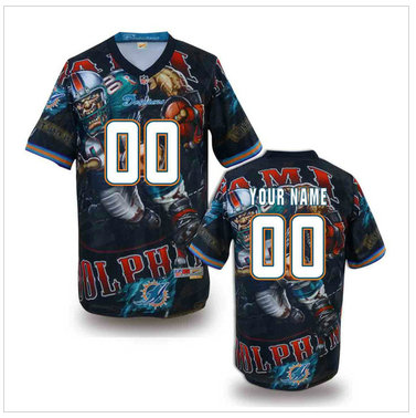 New Miami Dolphins Customized Jersey-01