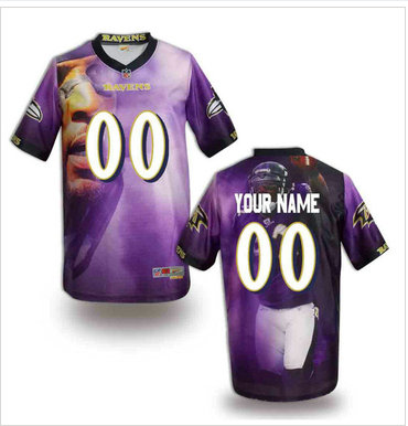 New Baltimore Ravens Customized Jersey-02