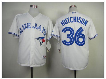 Toronto Blue Jays #36 Drew Hutchison White Home Cool Base 2012 Stitched Baseball Jersey