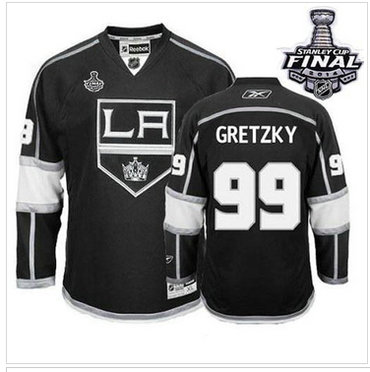 Los Angeles Kings #99 Wayne Gretzky Black Home 2014 Stanley Cup Finals Stitched NHL Jersey