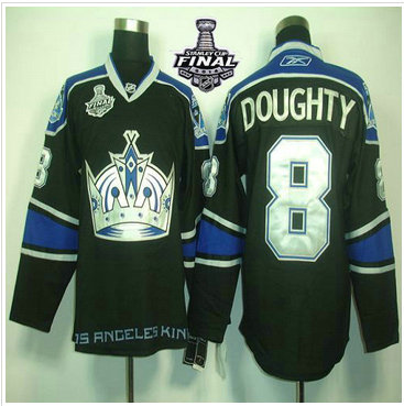 Los Angeles Kings #8 Drew Doughty Black Third 2014 Stanley Cup Finals Stitched NHL Jersey Los Angeles Kings #8 Drew Doughty Black Third 2014 Stanley Cup Finals Stitched NHL Jersey