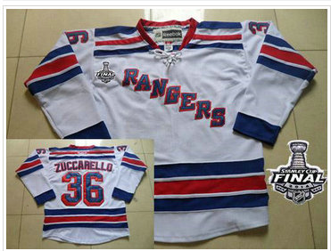 New York Rangers #36 Mats Zuccarello White Road With 2014 Stanley Cup Finals Stitched NHL Jersey New York Rangers #36 Mats Zuccarello White Road With 2014 Stanley Cup Finals Stitched NHL Jersey