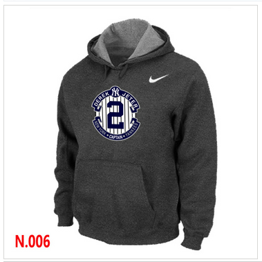 New Derek Jeter New York Yankees Official Final Season Commemorative Logo Pullover Hoodie D.Grey New Derek Jeter New York Yankees Official Final Season Commemorative Logo Pullover Hoodie D.Grey