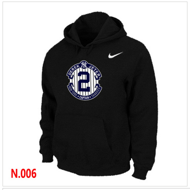 New Derek Jeter New York Yankees Official Final Season Commemorative Logo Pullover Hoodie Black New Derek Jeter New York Yankees Official Final Season Commemorative Logo Pullover Hoodie Black