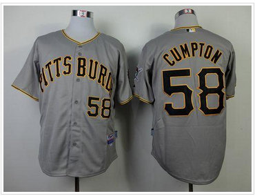 Pittsburgh Pirates #58 Brandon Cumpton Grey Cool Base Stitched Baseball Jersey