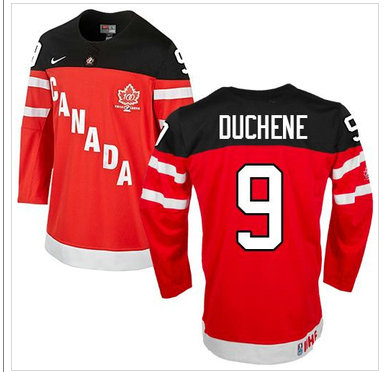 Olympic CA. #9 Matt Duchene Red 100th Anniversary Stitched NHL Jersey Olympic CA. #9 Matt Duchene Red 100th Anniversary Stitched NHL Jersey