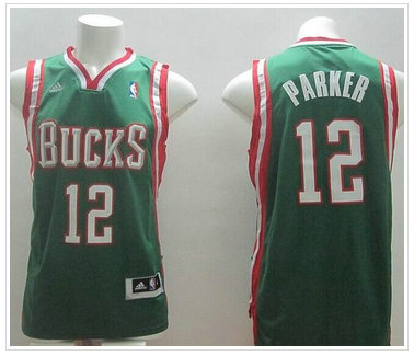 Revolution 30 Milwaukee Bucks #12 Jabari Parker Green Stitched NBA Jersey