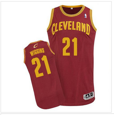 Revolution 30 Cleveland Cavaliers #21 Andrew Wiggins Red Road Stitched NBA Jersey