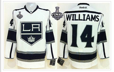 Los Angeles Kings #14 Justin Williams White 2014 Stanley Cup Finals Jersey Los Angeles Kings #14 Justin Williams White 2014 Stanley Cup Finals Jersey