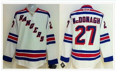 Youth NHL New York #27 Ryan McDonagh White Stitched Jersey Youth NHL New York #27 Ryan McDonagh White Stitched Jersey
