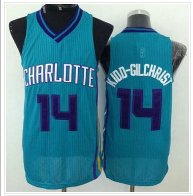 Revolution 30 Charlotte Hornets #14 Michael Kidd-Gilchrist Light Blue Stitched NBA Jersey