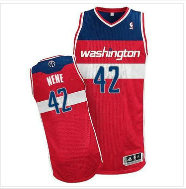 Revolution 30 Washington Wizards #42 Nene Red Stitched NBA Jersey