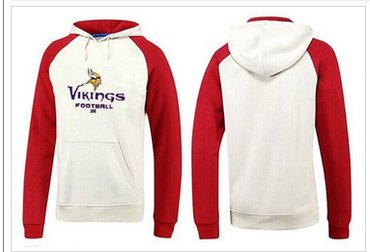 Minnesota Vikings Critical Victory Pullover Hoodie White & Red