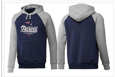 New England Patriots Critical Victory Pullover Hoodie Dark Blue Grey