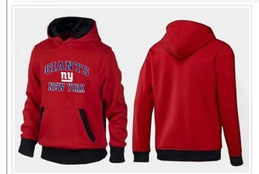 New York Giants Heart & Soul Pullover Hoodie Red & Black