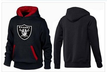 Oakland Raiders Logo Pullover Hoodie Black & Red Oakland Raiders Logo Pullover Hoodie Black & Red