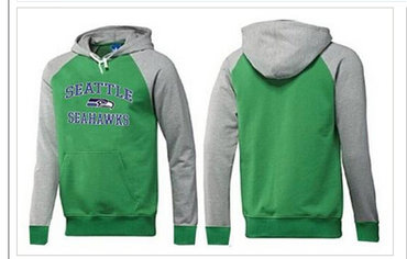 Seattle Seahawks Heart & Soul Pullover Hoodie Green & Grey