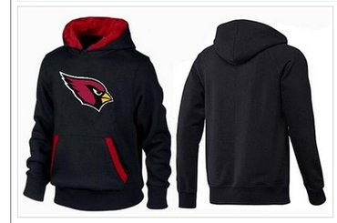 Arizona Cardinals Logo Pullover Hoodie Black & Red