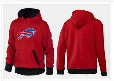 Buffalo Bills Logo Pullover Hoodie Red & Black Buffalo Bills Logo Pullover Hoodie Red & Black