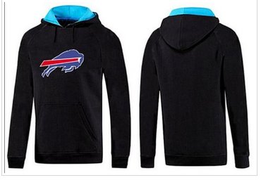 Buffalo Bills Logo Pullover Hoodie Black & Blue Buffalo Bills Logo Pullover Hoodie Black & Blue