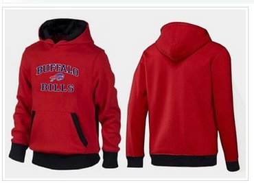 Buffalo Bills Heart & Soul Pullover Hoodie Red & Black