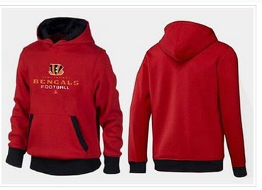 Cincinnati Bengals Critical Victory Pullover Hoodie Red & Black