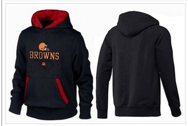 Cleveland Browns Critical Victory Pullover Hoodie Black & Red