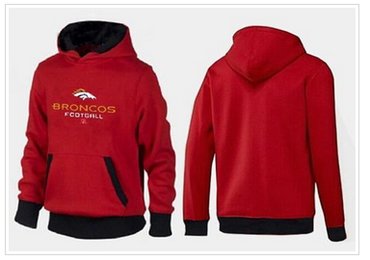 Denver Broncos Critical Victory Pullover Hoodie Red & Black