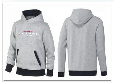 Houston Texans English Pullover Hoodie Grey & Black