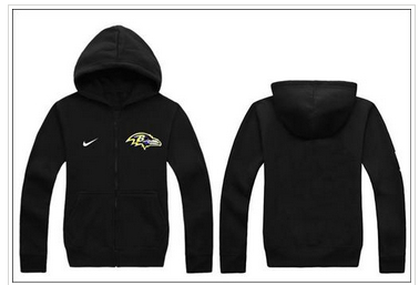 New Baltimore Ravens Authentic Logo Hoodie Black