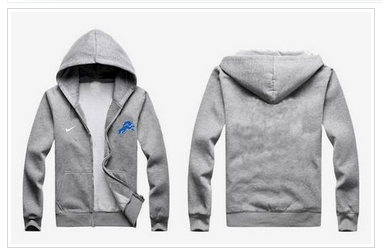 New Detroit Lions Authentic Logo Hoodie Grey