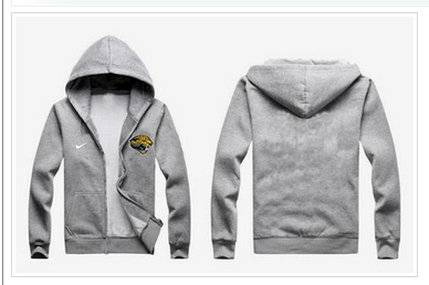 NEW Jacksonville Jaguars Authentic Logo Hoodie Grey