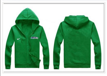 New Seattle Seahawks Authentic Logo Hoodie Green