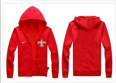 New New Orleans Saints Authentic Logo Hoodie Red