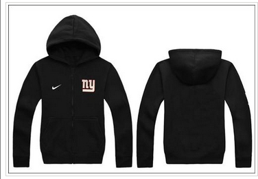 New New York Giants Authentic Logo Hoodie Black