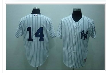 New York Yankees #14 Martin Prado White Stitched Baseball Jersey