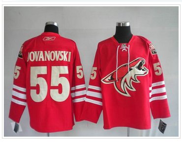 Phoenix Coyotes #55 Ed Jovanovski Red Hockey Jersey
