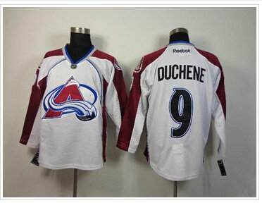 Colorado Avalanche #9 Matt Duchene White NHL Jersey