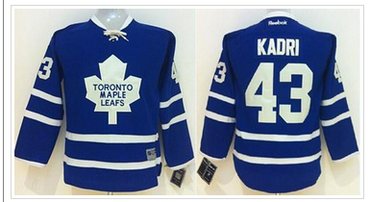Youth NHL Toronto Maple Leafs #43 Nazem Kadri Blue Jersey