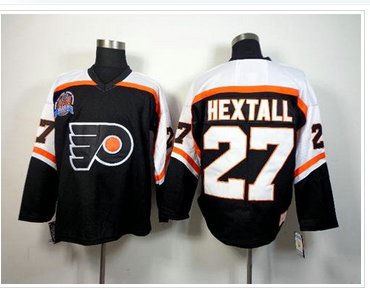 Philadelphia Flyers #27 Ron Hextall Black CCM Throwback Hockey Jersey