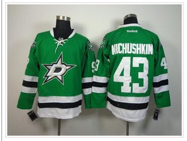 Dallas Stars #43 Valeri Nichushkin Green Home NHL Jersey