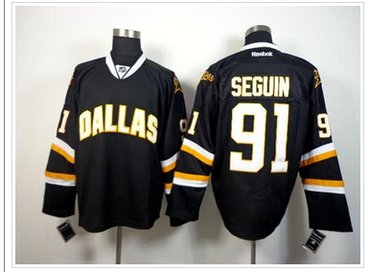 Dallas Stars #91 Tyler Seguin Black NHL Jersey