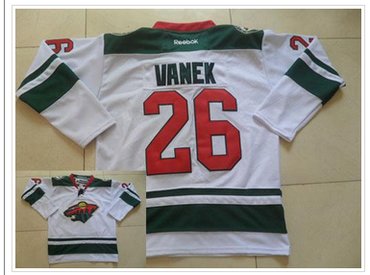 Minnesota Wild #26 Thomas Vanek White NHL Jersey