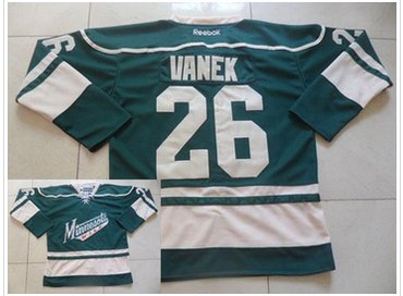 Minnesota Wild #26 Thomas Vanek Green NHL Jersey