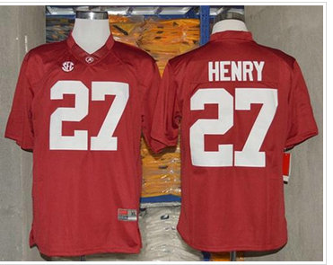 Crimson Tide #27 Derrick Henry Red Limited Stitched NCAA Jersey