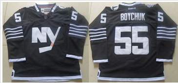 New York Islanders #55 Johnny Boychuk Black Alternate Stitched NHL Jersey New York Islanders #55 Johnny Boychuk Black Alternate Stitched NHL Jersey