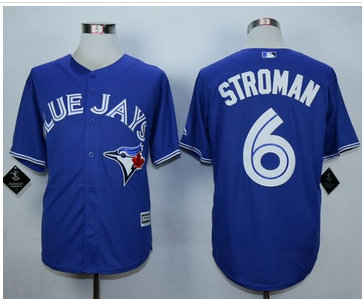 Youth Toronto Blue Jays #6 Marcus Stroman Blue New Cool Base Stitched MLB Jersey