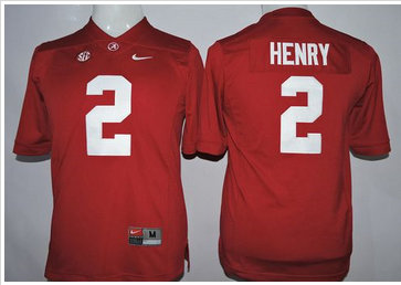 Youth Crimson Tide #2 Derrick Henry Red Stitched NCAA Jersey