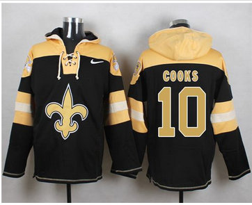 Nike New Orleans Saints #10 Brandin Cooks Black Player Pullover NFL Hoodie