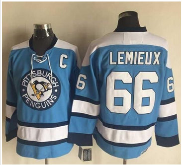 Pittsburgh Penguins #66 Mario Lemieux Blue Alternate CCM Throwback Stitched NHL Jersey Pittsburgh Penguins #66 Mario Lemieux Blue Alternate CCM Throwback Stitched NHL Jersey